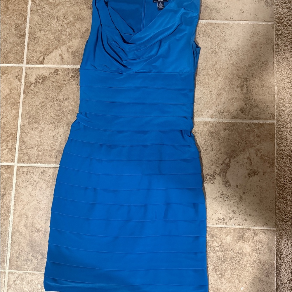 American Living Vibrant Blue Mini Dress